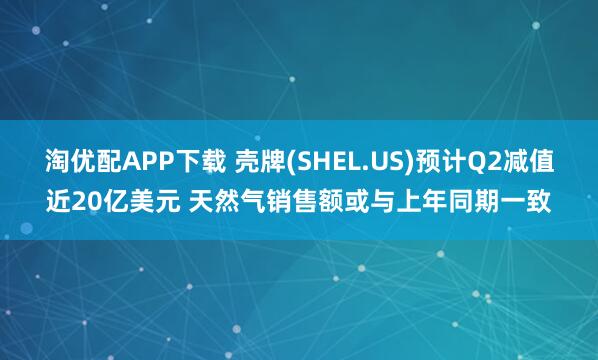 淘优配APP下载 壳牌(SHEL.US)预计Q2减值近20亿美元 天然气销售额或与上年同期一致
