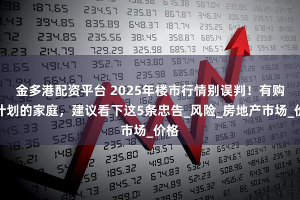 金多港配资平台 2025年楼市行情别误判！有购房计划的家庭，建议看下这5条忠告_风险_房地产市场_价格